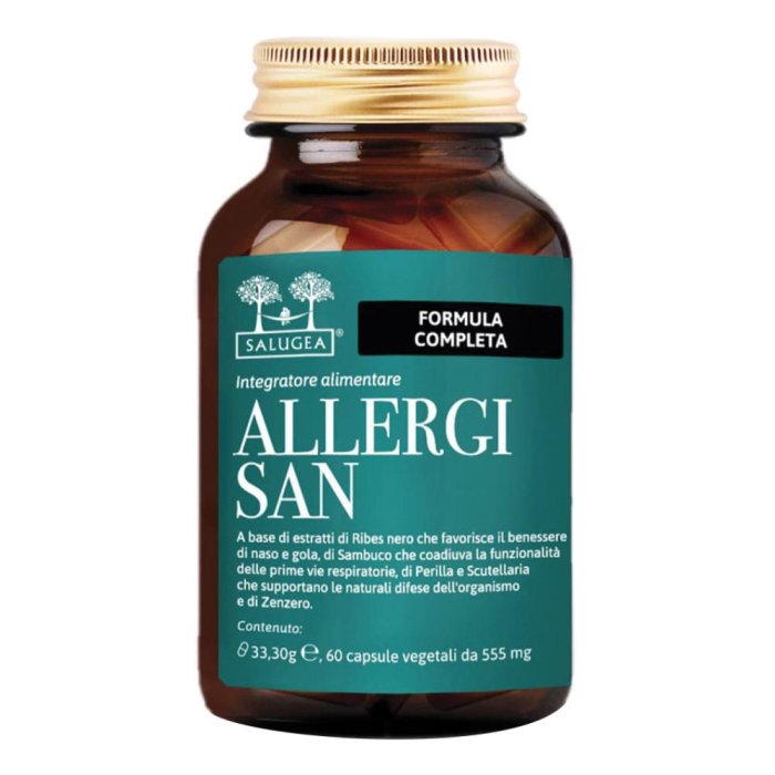 Salugea Allergisan Integratore Sensibilità agli Allergeni 60 Capsule Vegetali