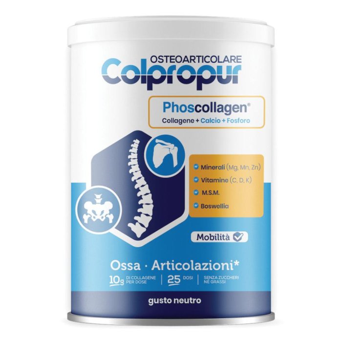 Colpropur osteoarticolare - integratore di collagene idrolizzato per ossa e articolazioni