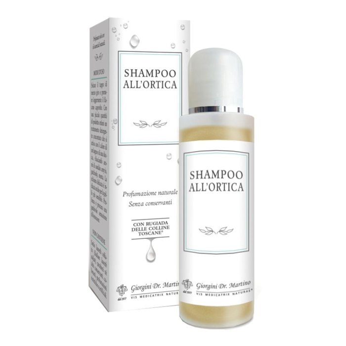 Shampoo all’Ortica 125 ml Nederwoon – Trattamento Naturale Purificante e Seboregolatore per Capelli Grassi e con Forfora