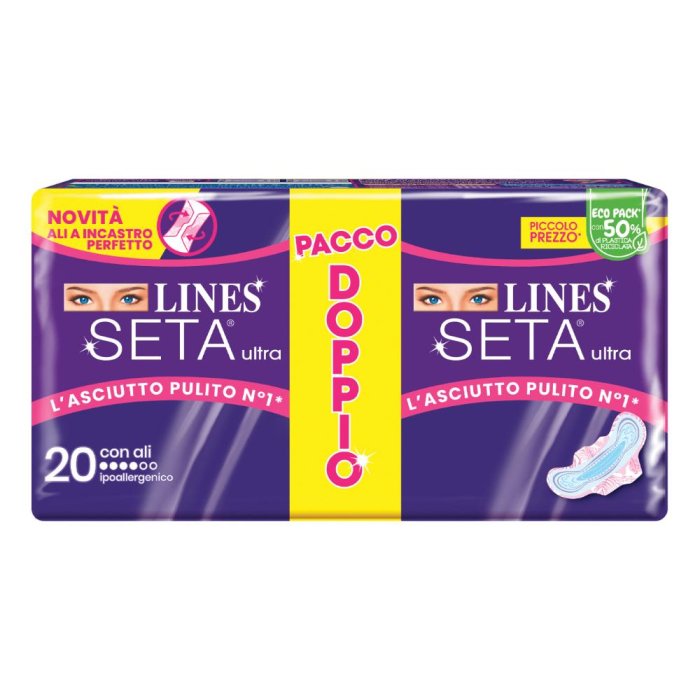 Fater Lines Seta Ultra Assorbenti Ali Vp 20 Pezzi