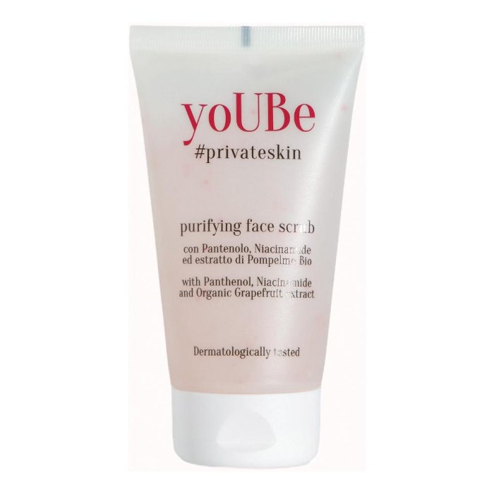 YOUBE A+MORE Scrub Viso Esfoliante Delicato per il Viso Pelle Luminosa e Levigata