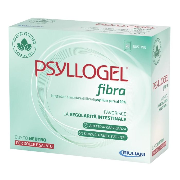 Psyllogel Fibra Neutro Integratore per il benessere intestinale 20 bustine