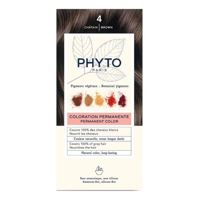 Phyto Phytocolor 4 Castano Colorazione Permanente tintura  Per Capelli