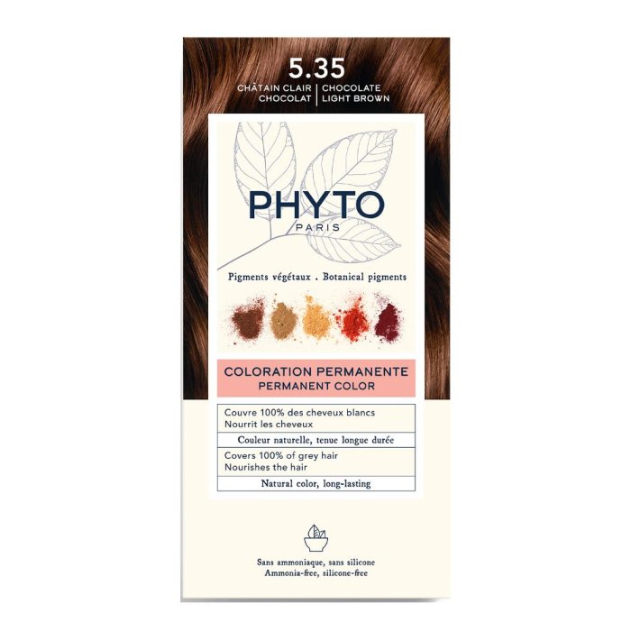 Phytocolor Phyto Tinta Capelli 5.35 Castano Chiaro Cioccolato Colorazione Permanente Nutriente