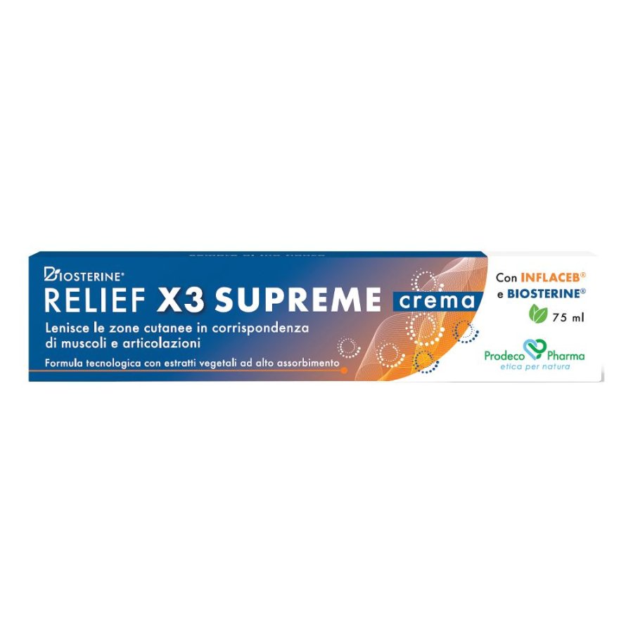 Prodeco Pharma Biosterine Relief X3 Supreme Crema 75 Ml