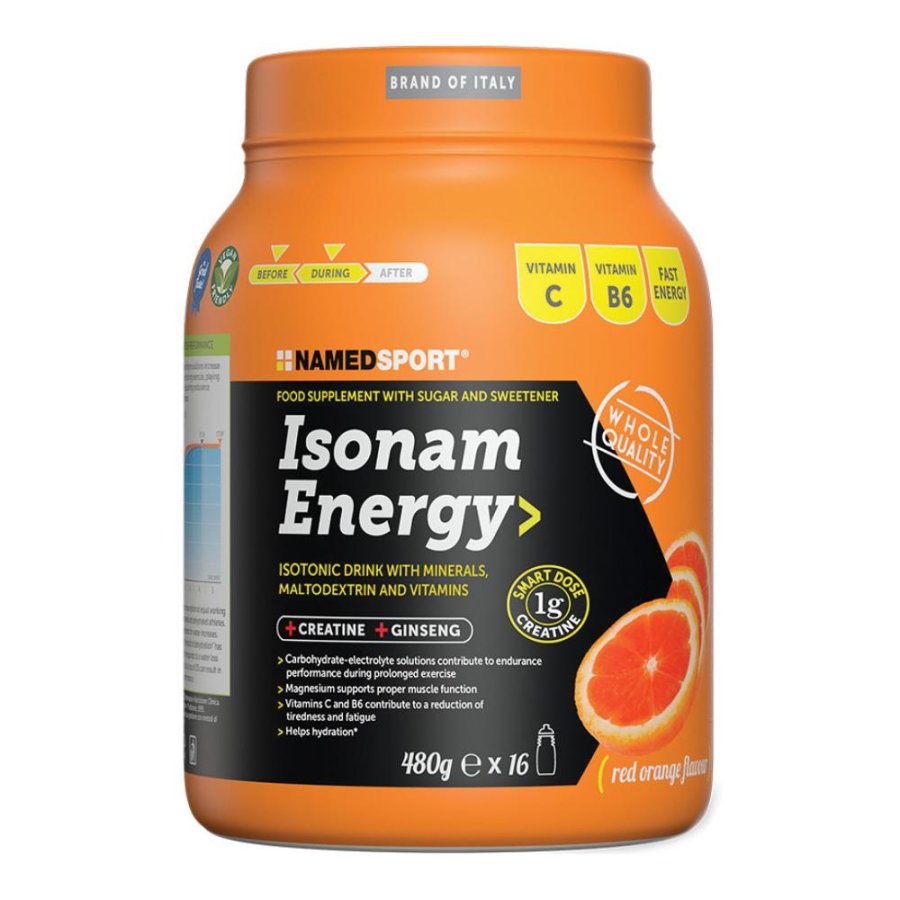 Isonam Energy - Integratore Alimentare per Adulti Attivi 1 gr Isonam Energy - Integratore Alimentare per Adulti Attivi 1 gr