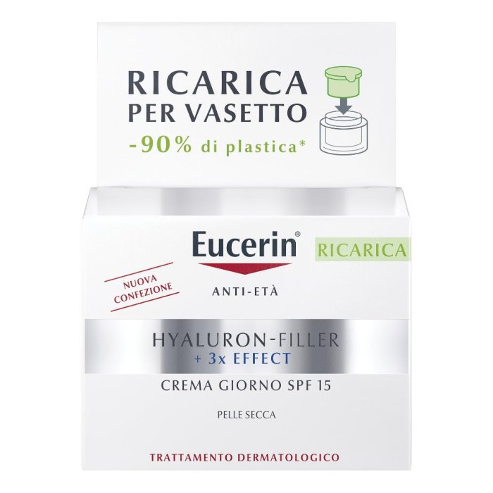 Eucerin Hyaluron Filler crema giorno SPF15 ricarica 50ml