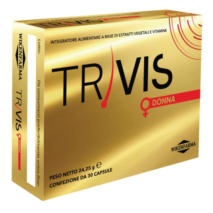 Trivis Donna 30 Capsule - Integratore per la Salute dei Capelli e Equilibrio Ormonale Femminile