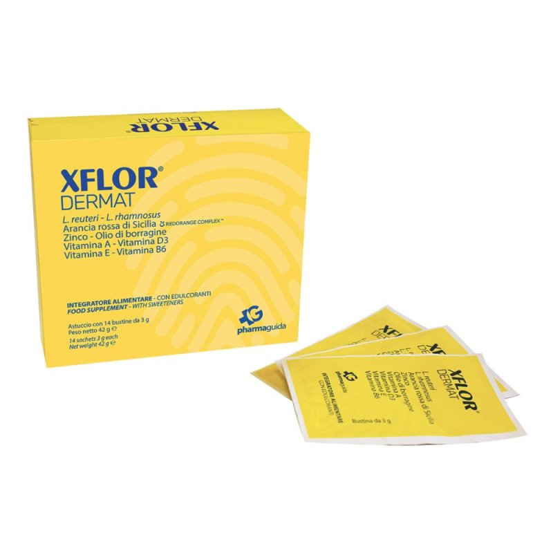Xflor Dermat Pelle e Sistema Immunitario 14 Bustine