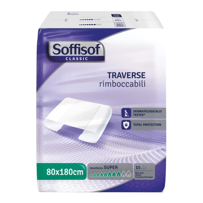 S.i.l.c. Traversa Per Incontinenza Soffisof Classic 8 Gocce 80 X 180 15 Pezzi