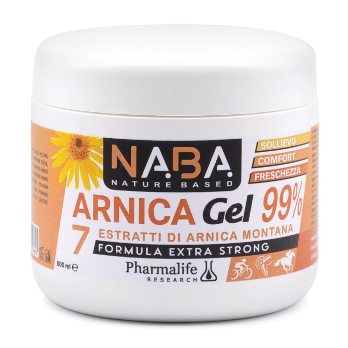 NA BA Arnica Gel 99 500 ml - gel allarnica per dolori muscolari