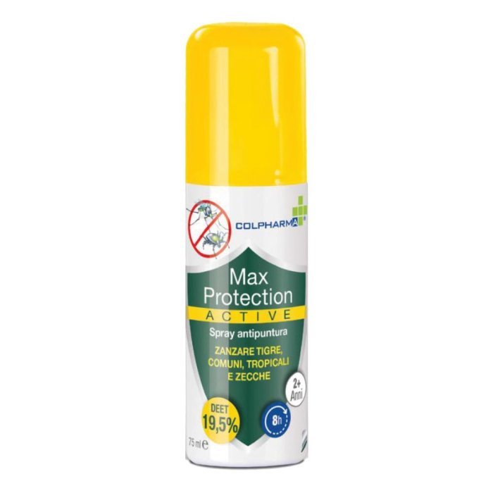 Colpharma Max Protection - Active Spray Repellente Antizanzare 75ml