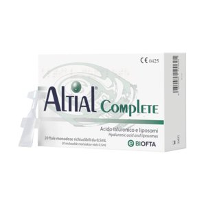 Soluzione Oftalmica Lubrificante Altial Complete 4 Strip Da 5 Flaconi Da 0,5 Ml