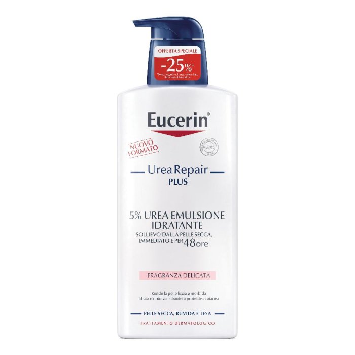 Eucerin UreaRepair Plus 5% Urea Emulsione Idratante Fragranza Delicata 400ml