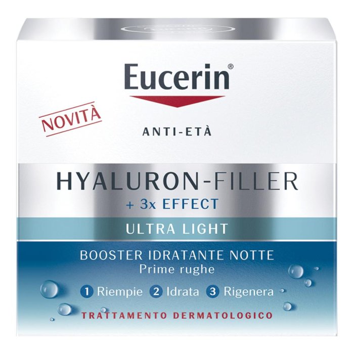 Eucerin Hyaluron-Filler Moisture Booster Night crema viso 50ml