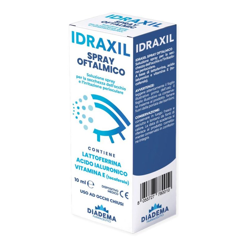 Diadema Farmaceutici Spray Oftalmico Idraxil 10 Ml