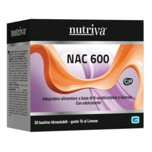Nutriva NAC 600 integratore di N-acetilcisteina 600 mg in bustine – confezione da 20
