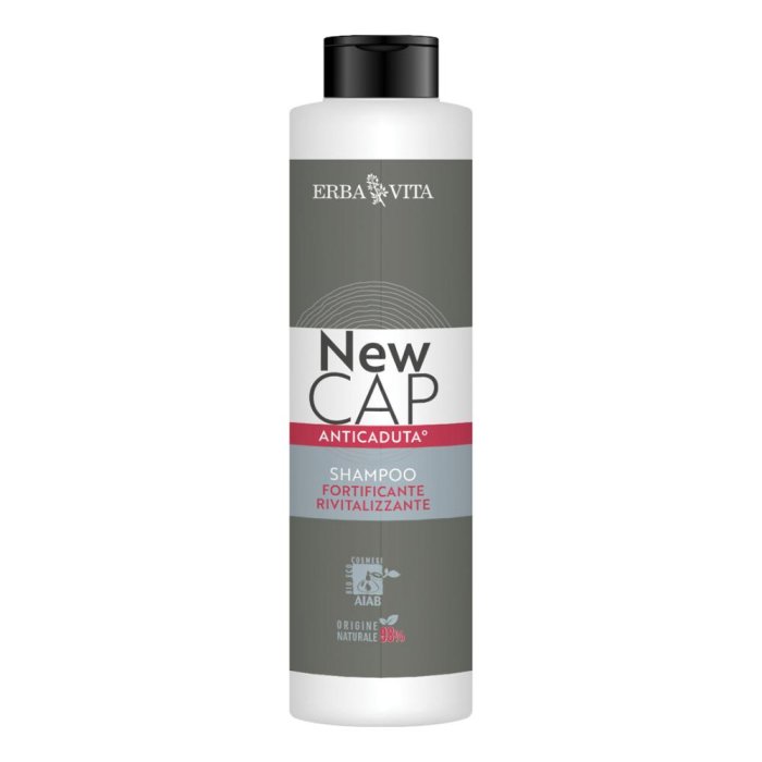 Newcap Shampoo Anti Caduta 250 Millilitri Trattamento Rinforzante per Capelli Deboli e Fragili
