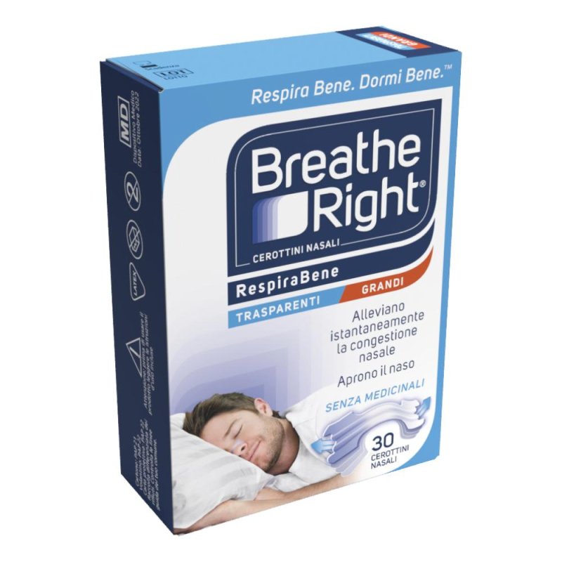 BREATH RIGHT Traspar.Gr.30pz BREATH RIGHT Traspar.Gr.30pz