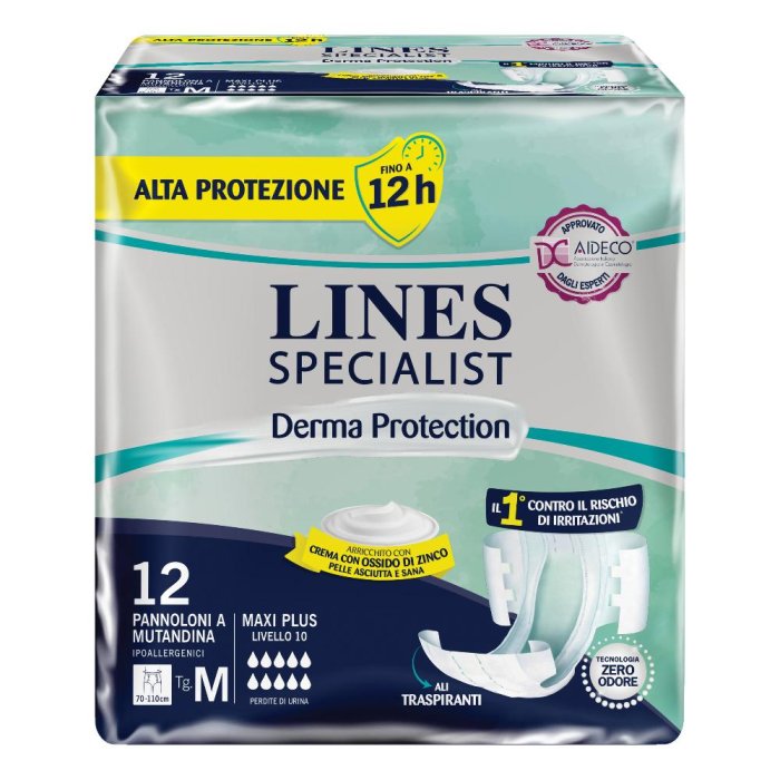 Fater Pannolone Mutandina Lines Specialist Derm Ap M 12 Pezzi