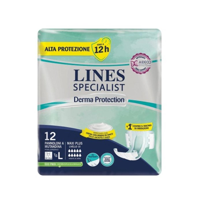 Fater Pannolone Mutandina Lines Specialist Derm Ap L 12 Pezzi