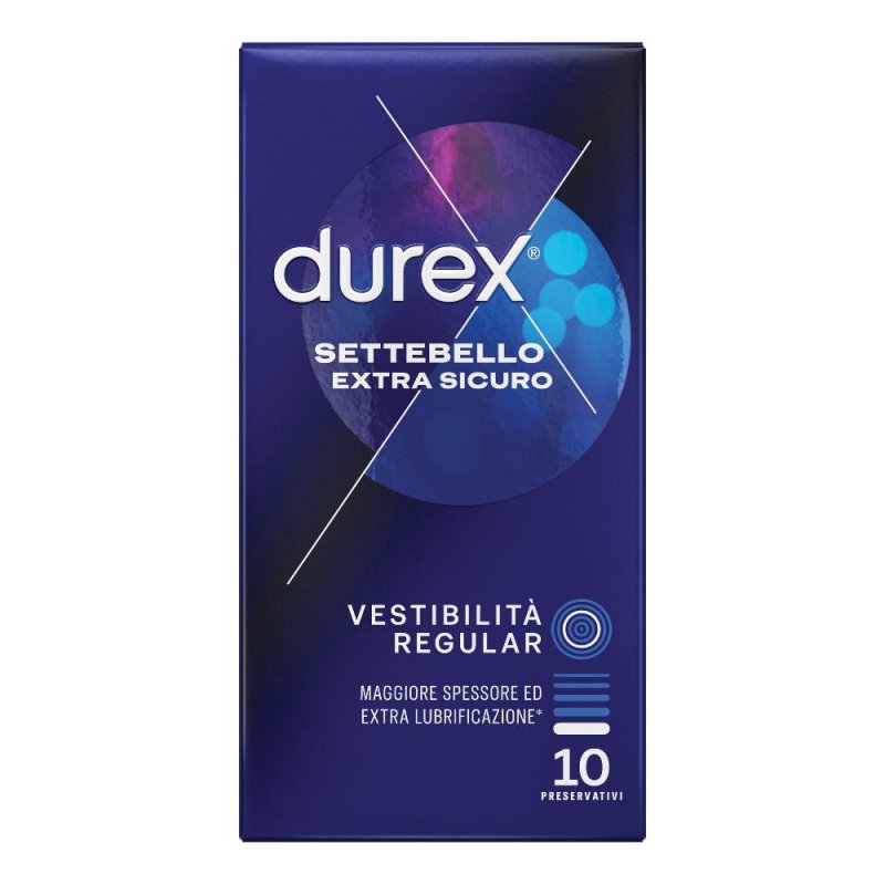  Durex Settebello Extra Sicuro Regular 10 Preservativi