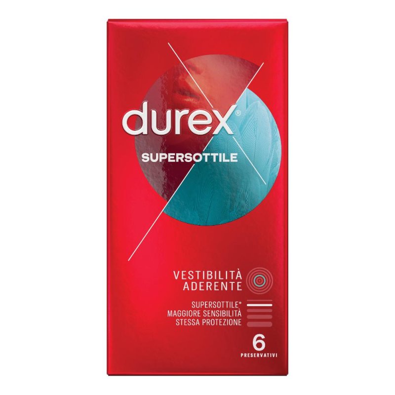  Durex - Supersottile Close Fit Confezione 6 Pezzi