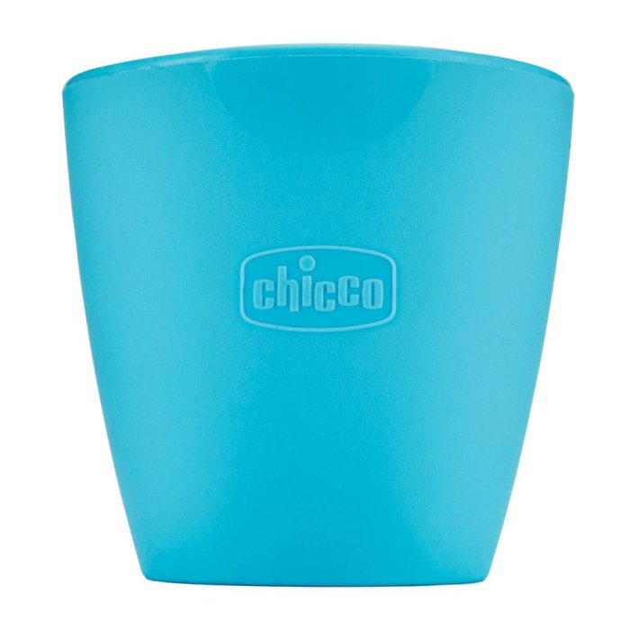 Chicco Tazza in Silicone Azzurra 6m+ 1 pezzo