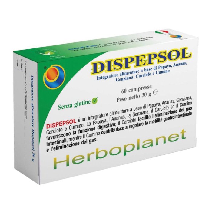 Herboplanet Dispepsol 60 Compresse