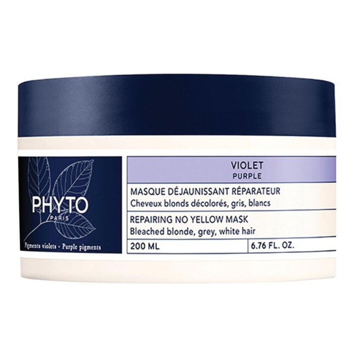 Phyto Phyto Violet Maschera Anti-giallo Riparatrice Nutre In Profondità 200ml