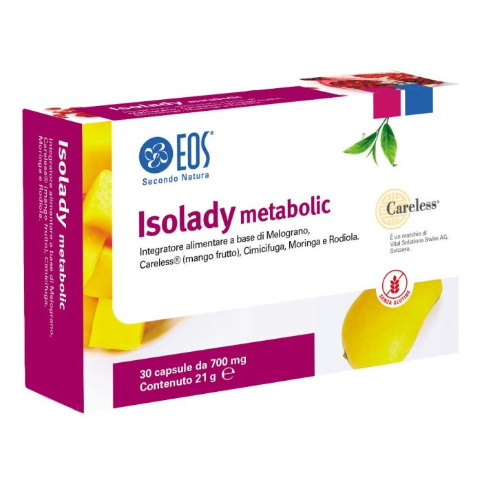 EOS Isolady Metabolic Integratore Metabolismo Menopausa Antiossidante,30 Capsule