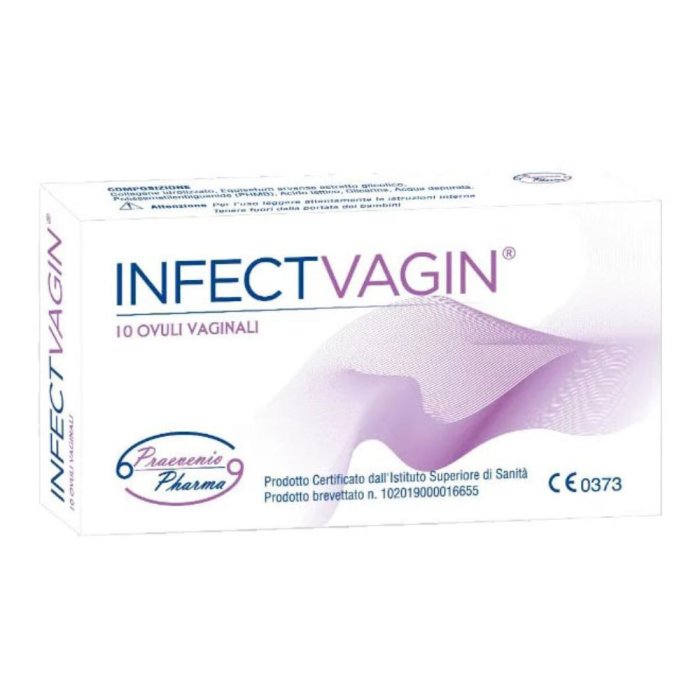 Infectvagin Ovuli Vaginali 10 Pezzi | Ovuli per Igiene Intima e Benessere Vaginale