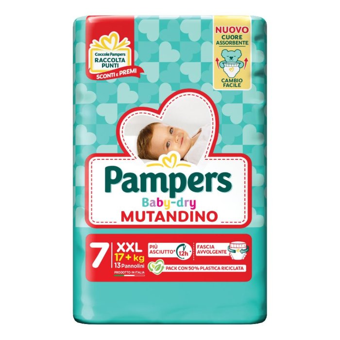 Pampers Baby Dry Mutandino XXL Super 13 pezzi - pannolini a mutandina per bambini fino a 30 kg
