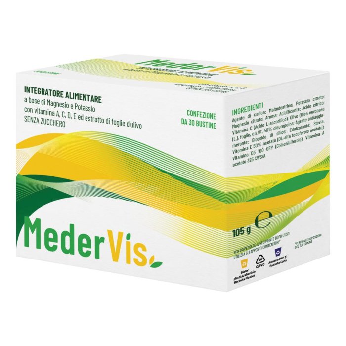 Medervis 30 bustine - integratore alimentare di supporto al benessere generale