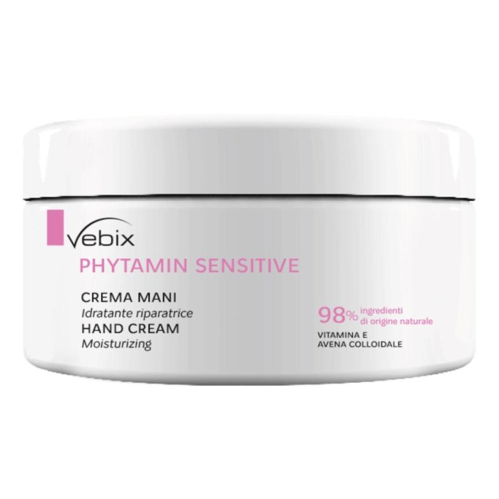 Vebix Phytamin Sens crema mani - crema mani idratante per pelli sensibili