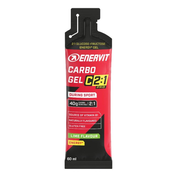 Enervit Carbo Gel C2:1 Pro Gel Energetico 60ml Gusto Lime