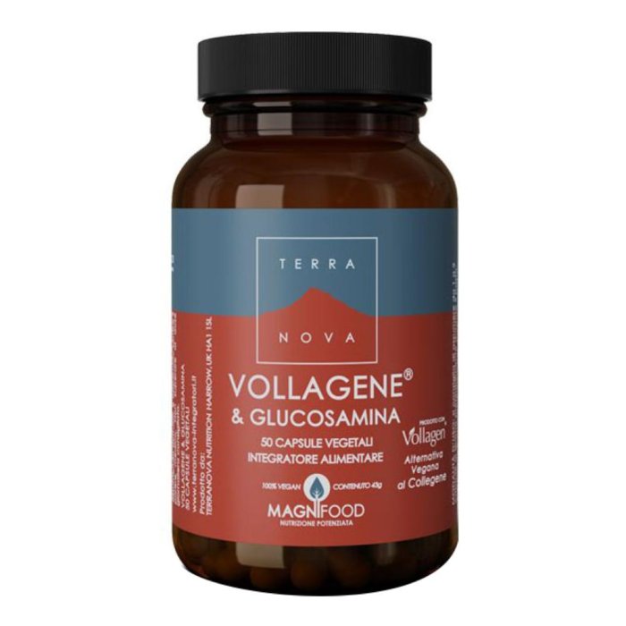 Terranova Vollagene Glucosamine Complex Integratore per Articolazioni e Cartilagini 50 Capsule
