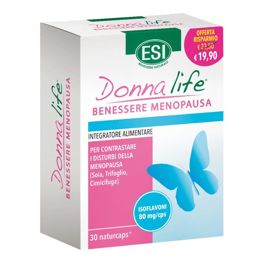 Esi Donna Life Benessere Menopausa Integratore 30 Naturcaps