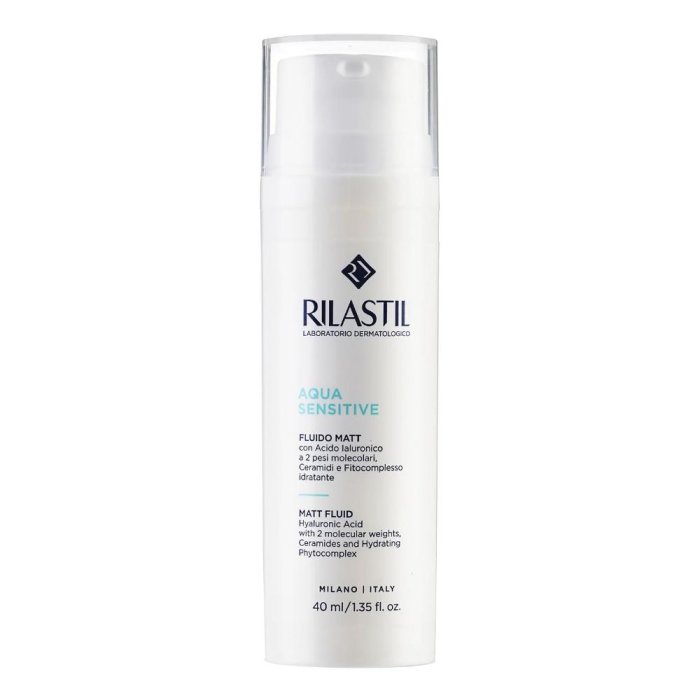 Rilastil Aqua Sensitive Fluido Matt Viso 40ml