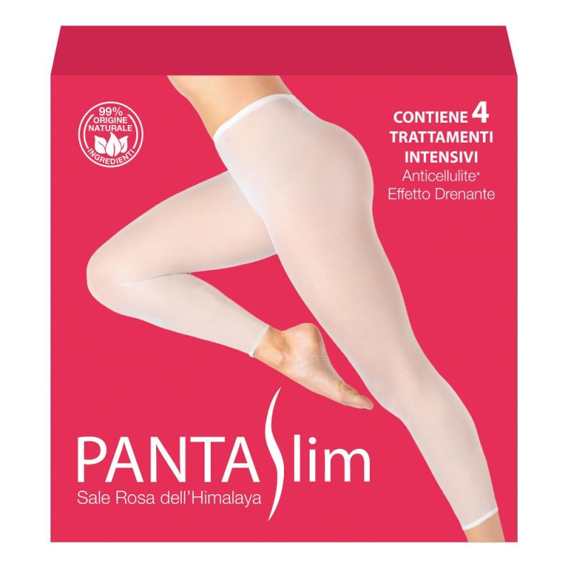 Pantaslim collant trattamento kit 4 pezzi - programma drenante e modellante per gambe leggere