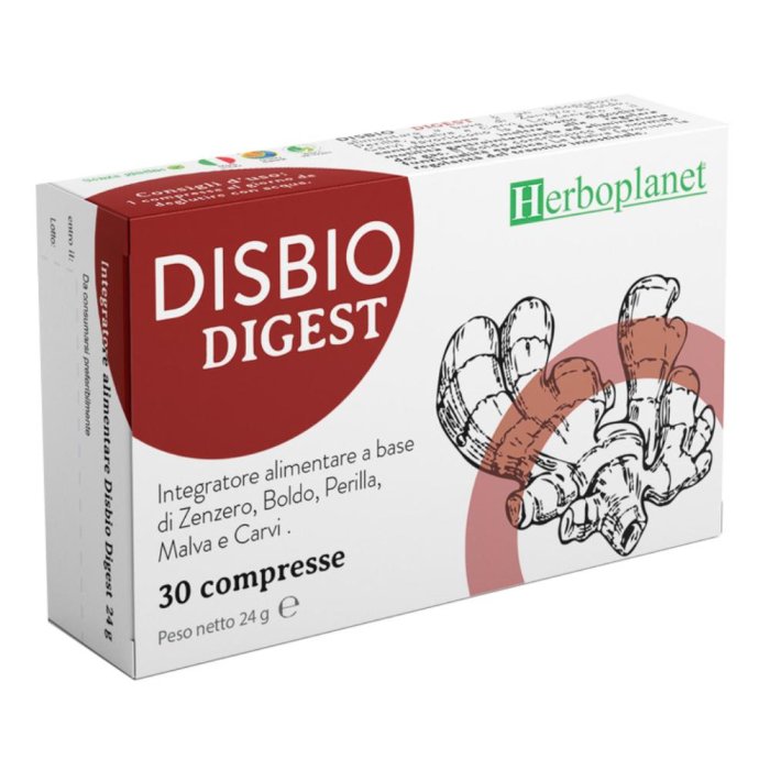 Disbio Digest 30 compresse - integratore per digestione e benessere gastrointestinale