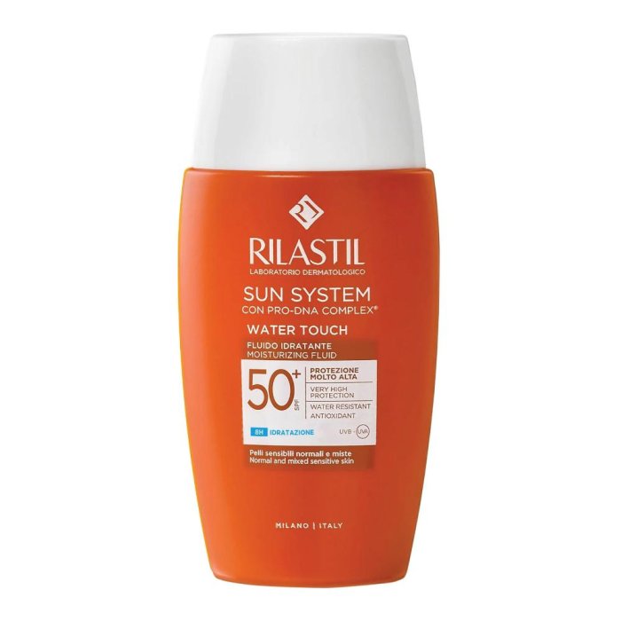 Rilastil Sun System - Water Touch Fluido SPF50+ per Pelli Normali e Miste 50 ml