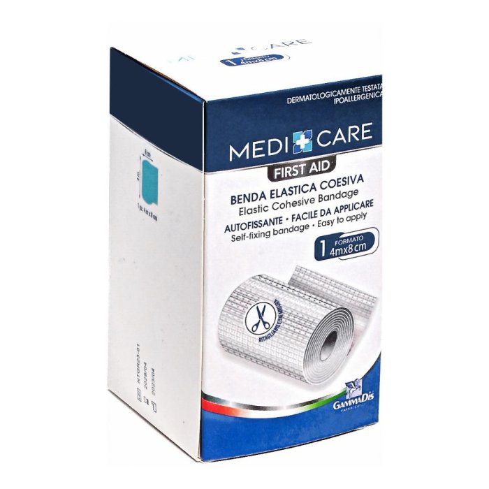 Gammadis Medi Care benda elastica coesiva autofissante 8cm x 4 metri