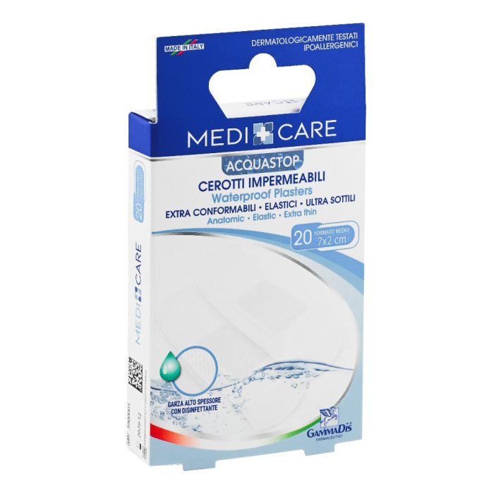 Gammadis Farmaceutici Medicare - Acquastop Cerotti Impermeabili 7 x 2cm 20 cerotti