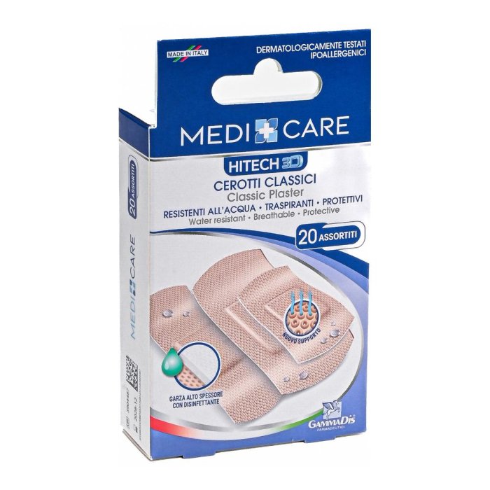 Gammadis Farmaceutici Medicare - Cerotti 3D 20 cerotti assortiti