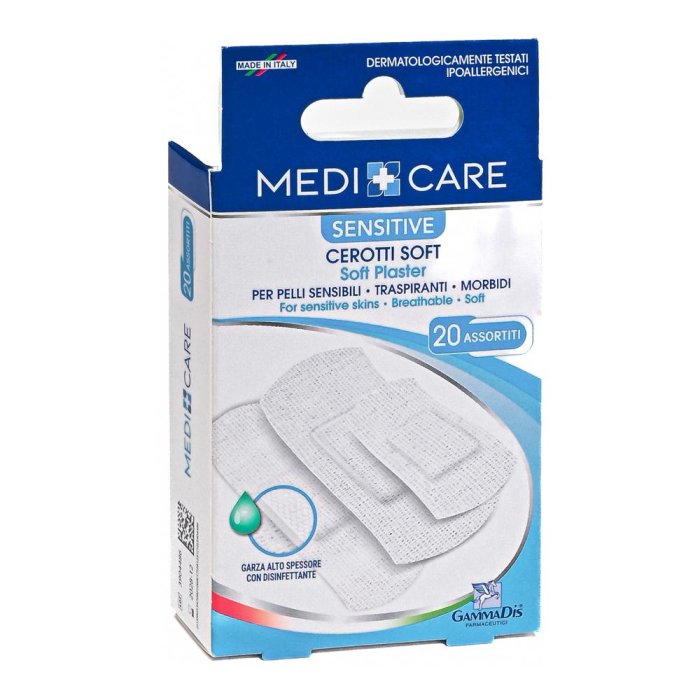 Gammadis Farmaceutici Medicare - Cerotti Soft Sensitive 20 cerotti assortiti