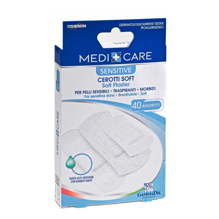 Gammadis Farmaceutici Medicare - Cerotti Soft Sensitive 40 cerotti assortiti