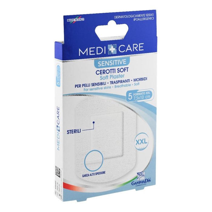 Gammadis Farmaceutici Medicare - Cerotti Soft Sensitive 7,5 x 10cm 5 cerotti