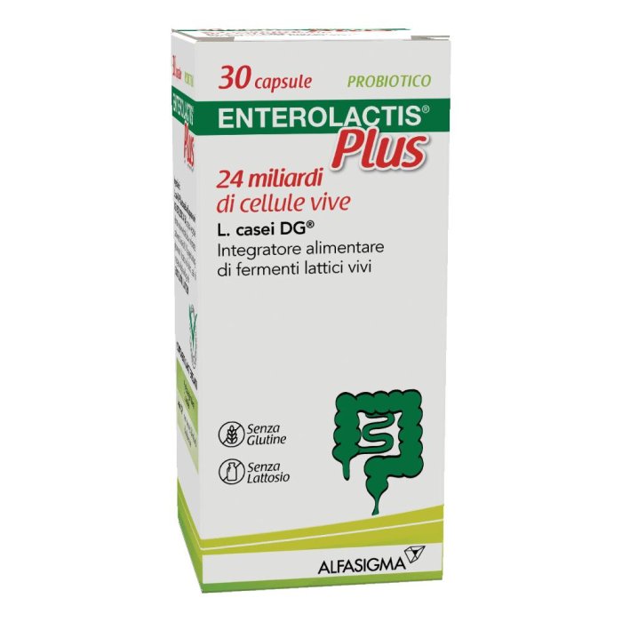 Enterolactis Plus integratore di fermenti lattici vivi 30 capsule
