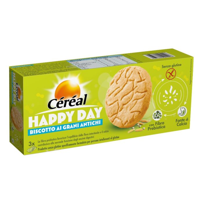 Céréal Happy Day biscotti ai cereali antichi - biscotti integrali con grani antichi